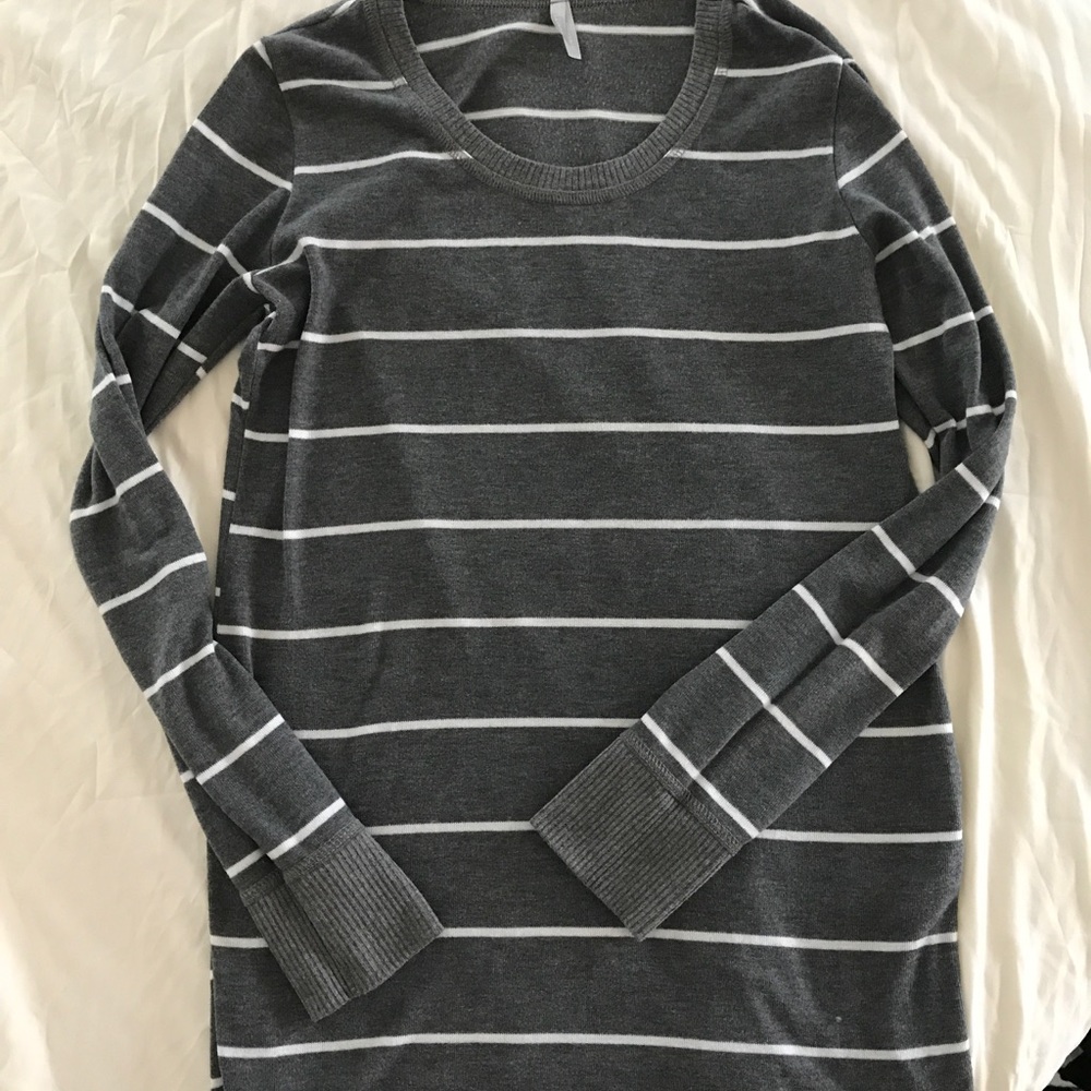 Grey tunic sweater